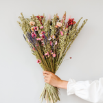dried wildflower bouquet