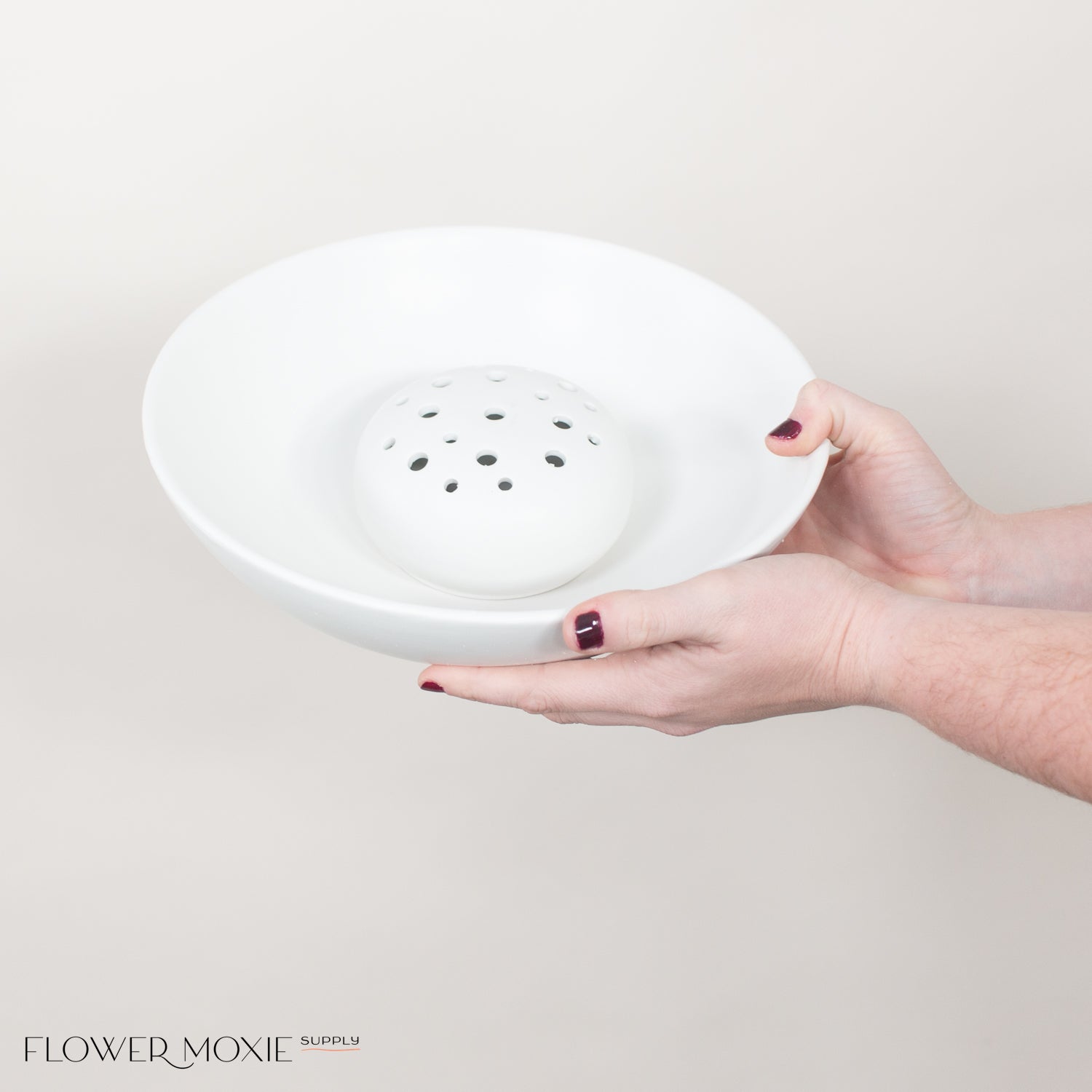 eco friendly white ceramic frog bowl