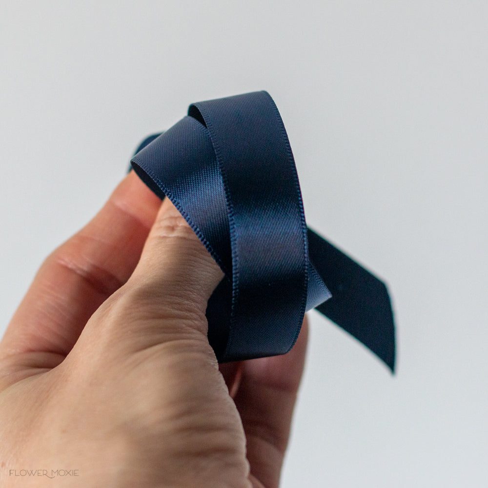 Bout and Corsage Satin Ribbon - Dusty Blue – Flower Moxie Supply