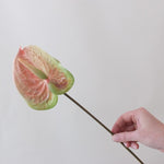 Faux Peach Anthurium Tropical Wedding Flower