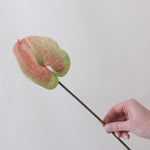 Faux Peach Anthurium Tropical Wedding Flower