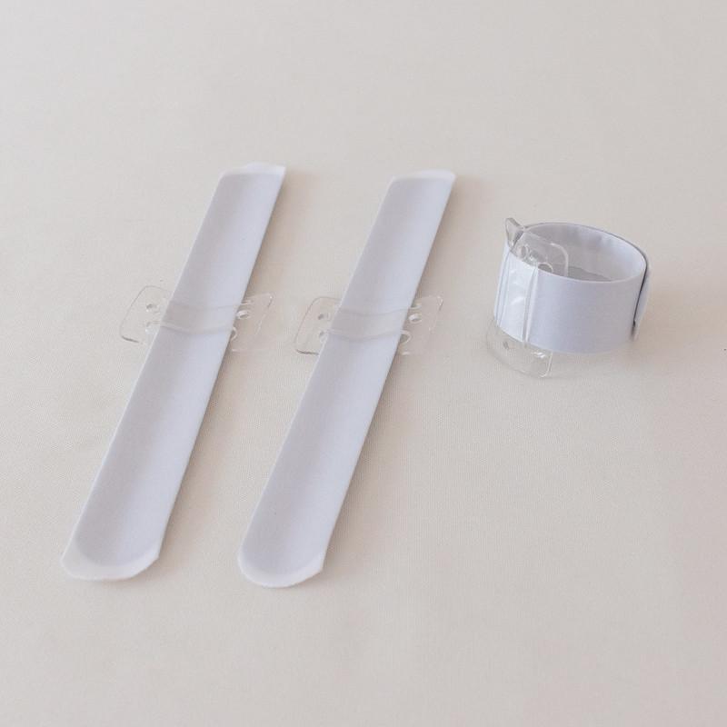 thumbnail image 2 of Framendino Wrist Corsage Bracelets - 12-Pack Slap Bracelets For Bridesmaids & Wedding Parties 2 of 9