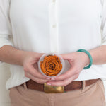 Brown Clay Preserved Roses