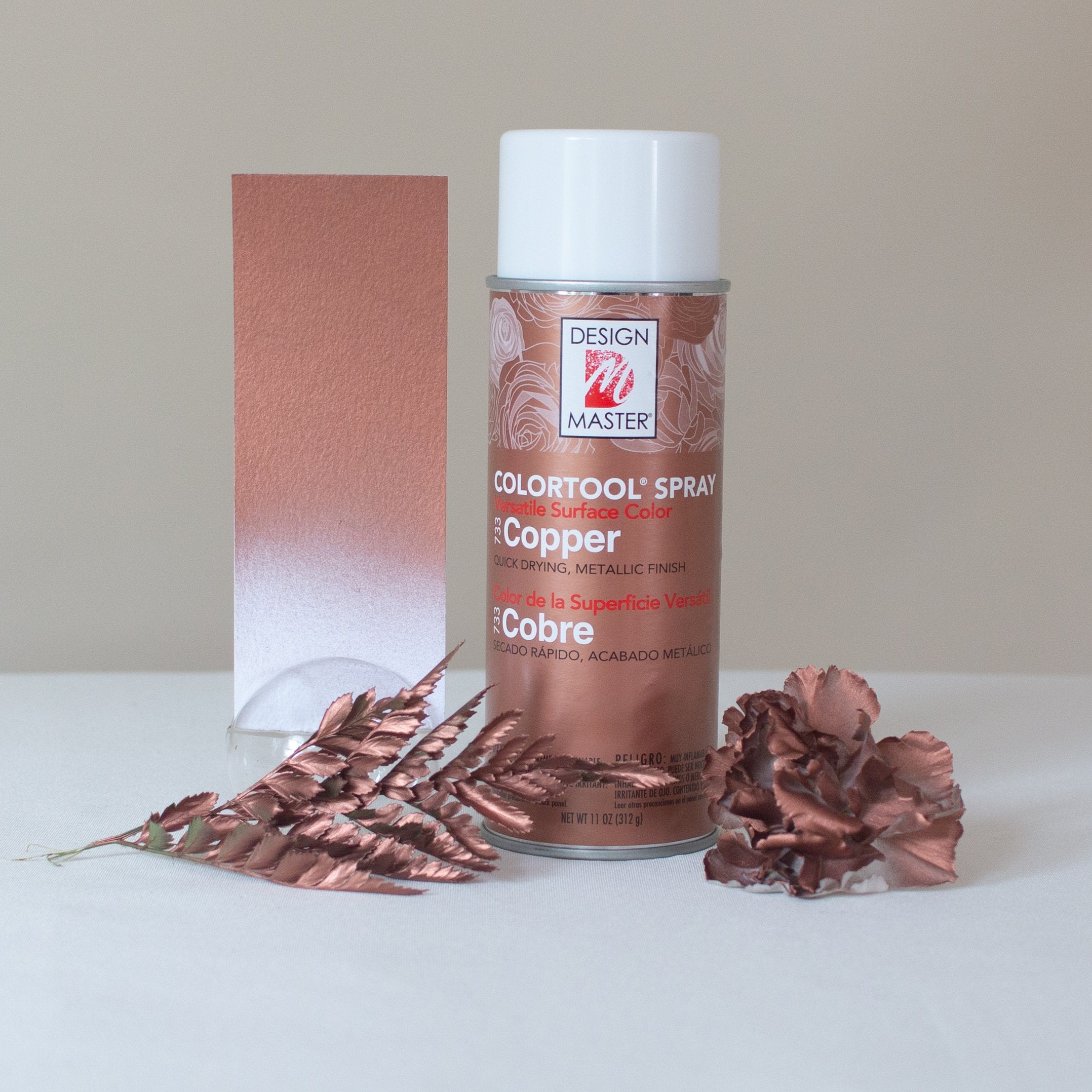Copper Metallic Design Master Floral Spray Paint | Flower Moxie | DIY