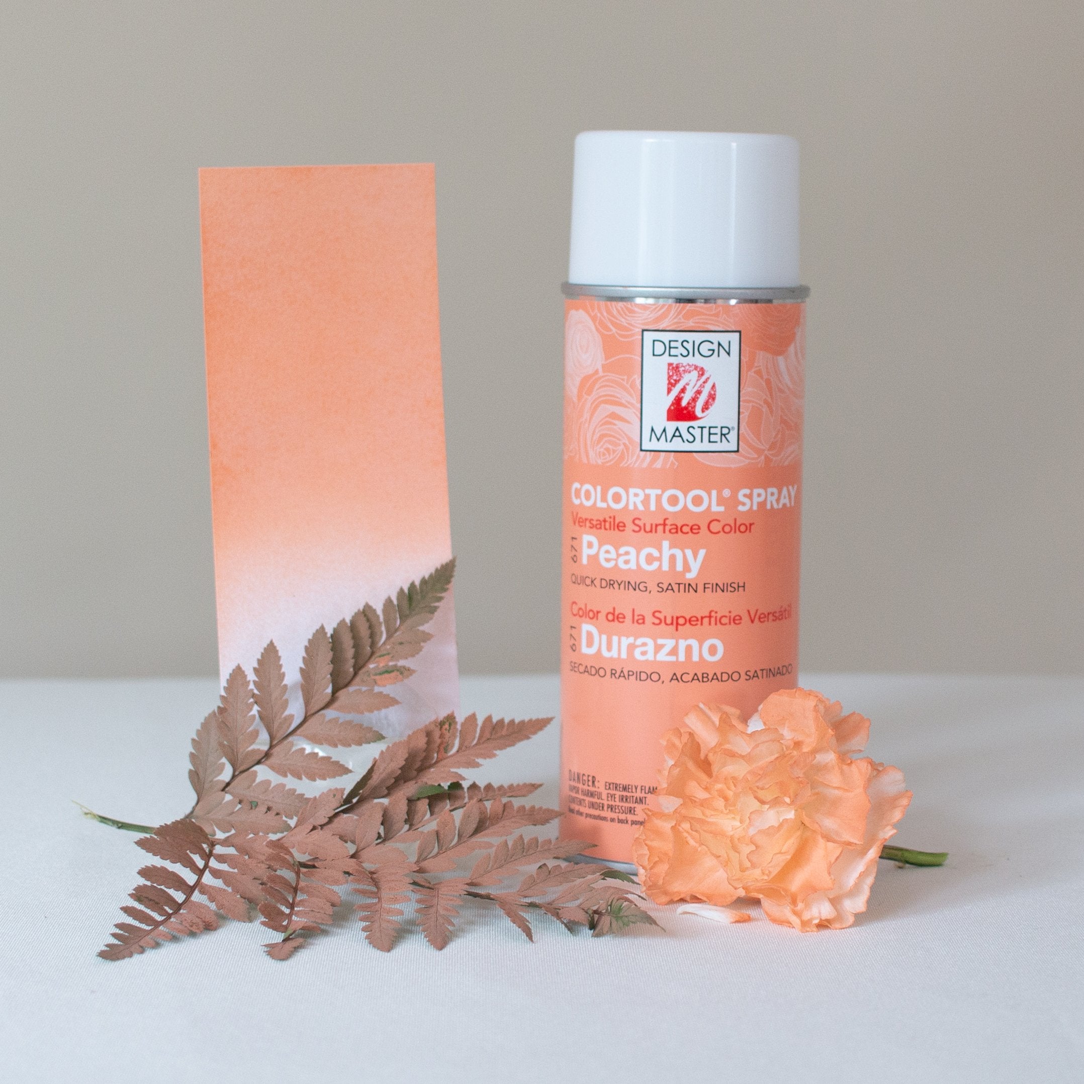 Peachy Design Master Floral Spray Paint | Flower Moxie | DIY Wedding