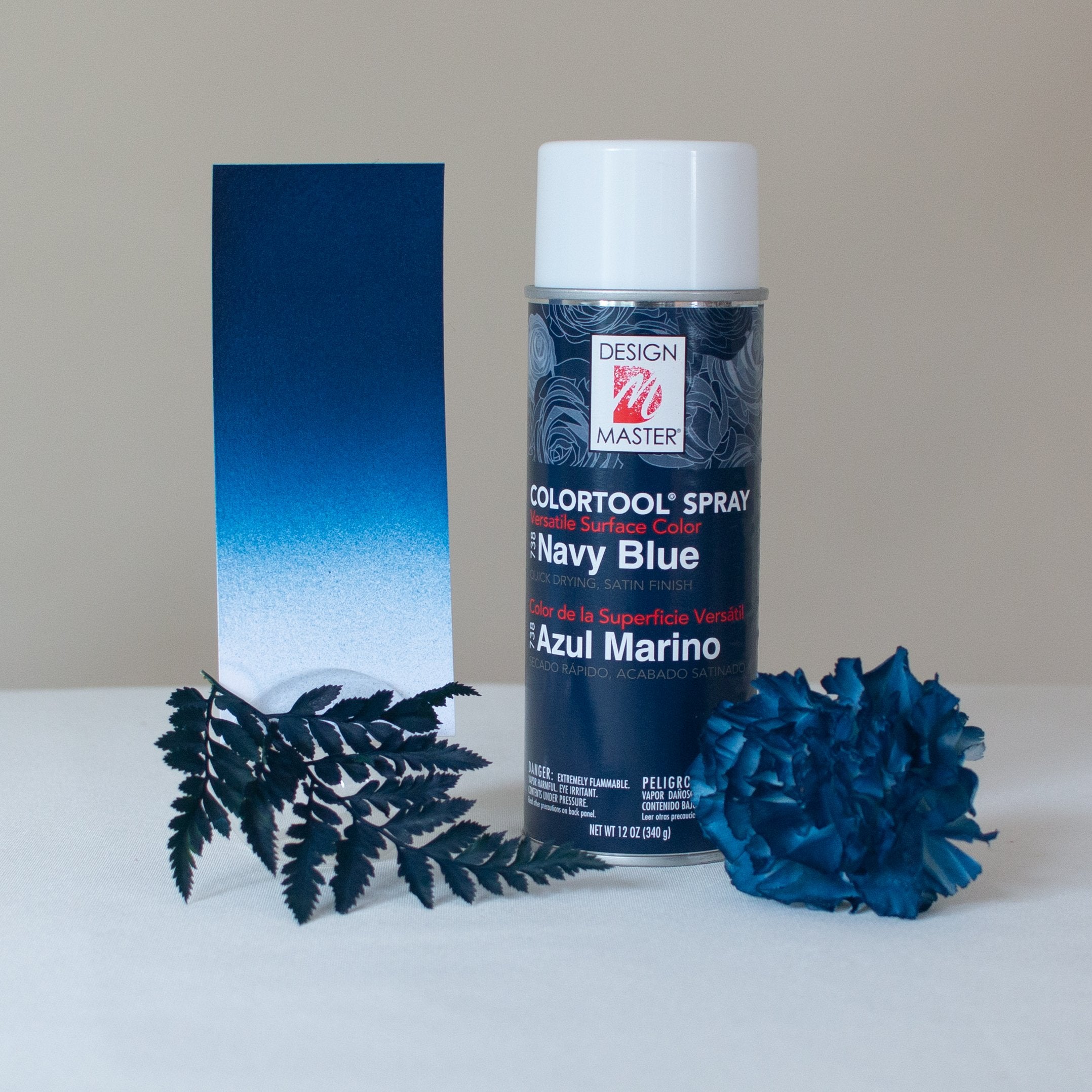 Navy Design Master Floral Spray Paint | Flower Moxie | DIY Wedding