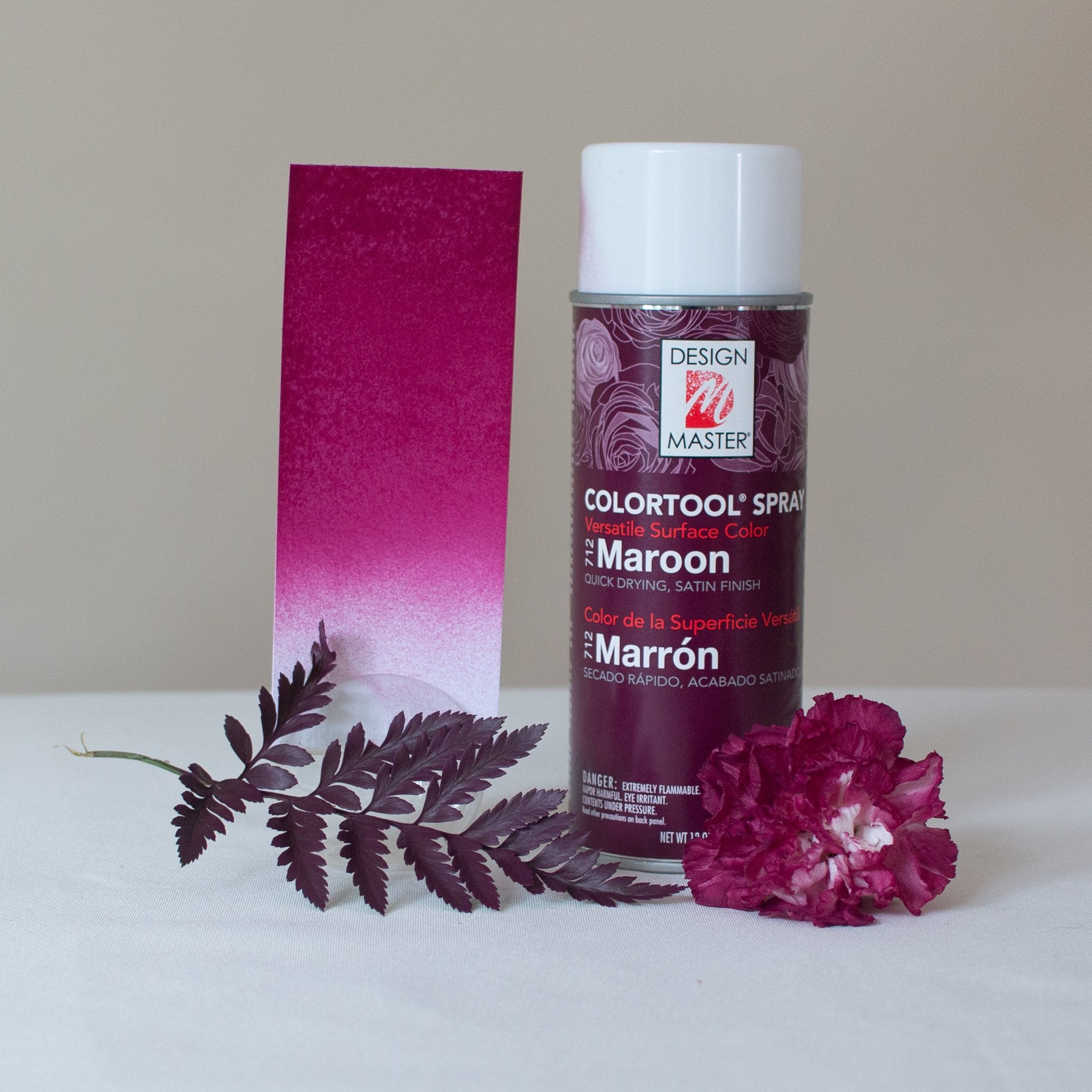 garden design spray paint Maroon Design Master Colortool Floral Spray Paint