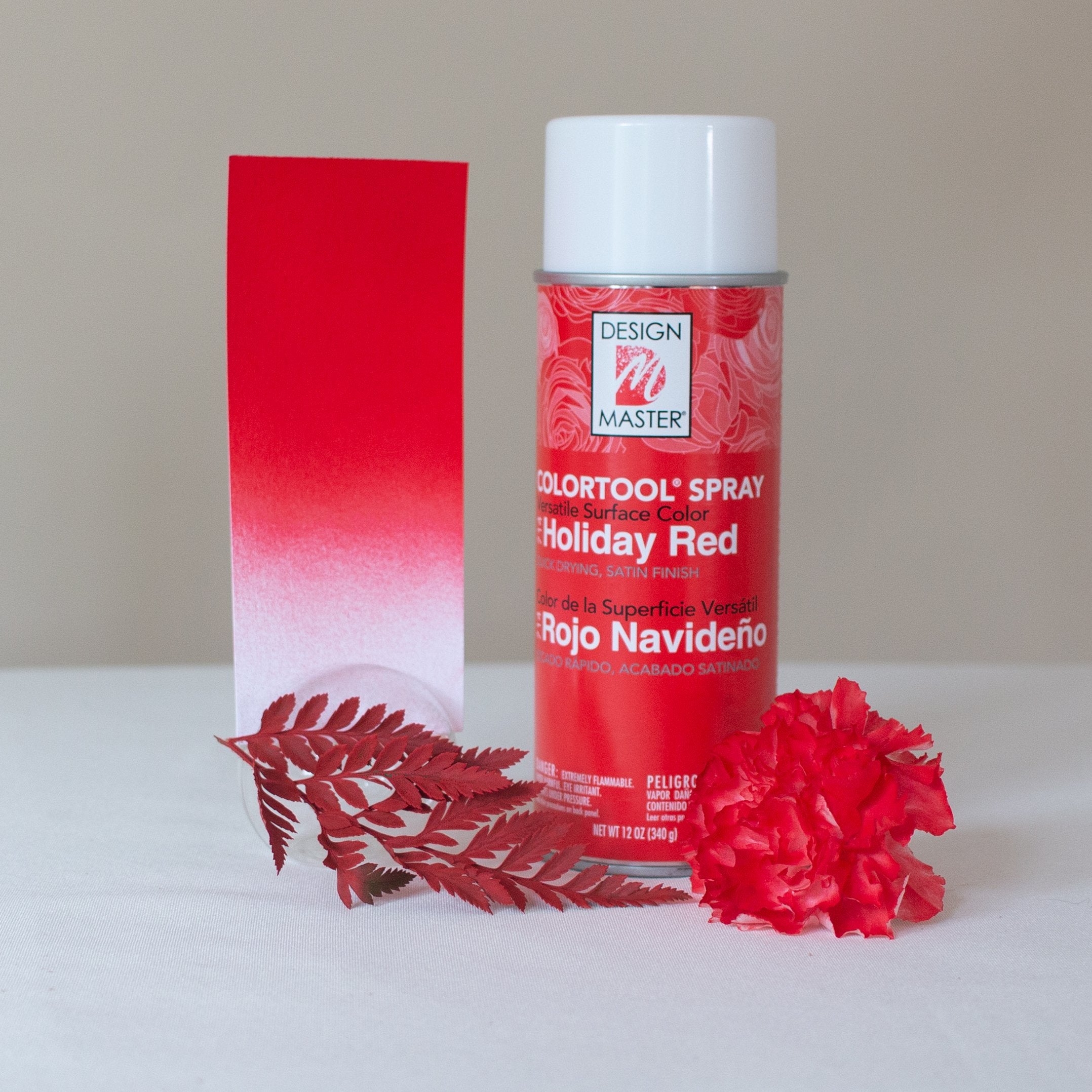 Holiday Red Design Master Floral Spray Paint | Flower Moxie | DIY