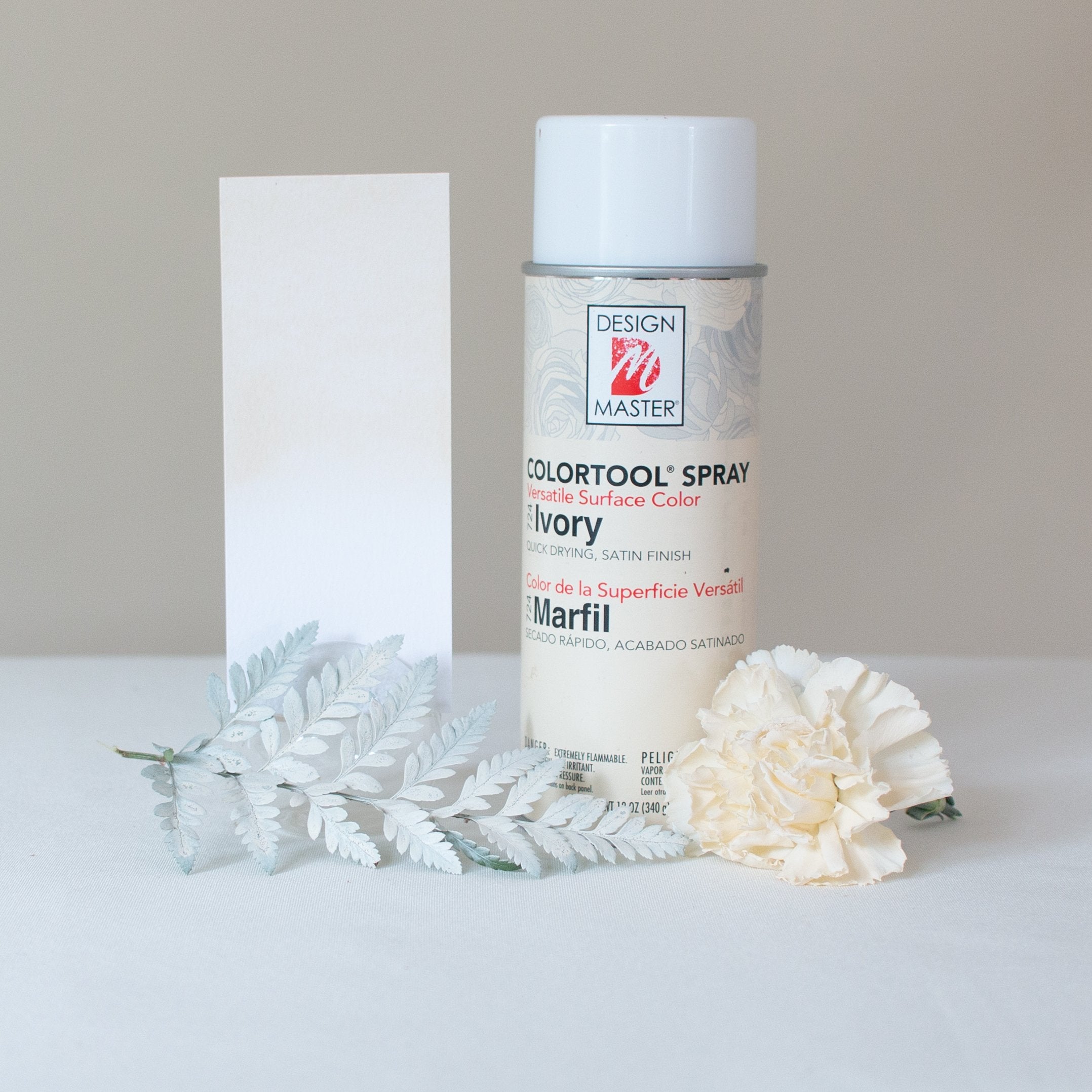 Ivory Design Master Floral Spray Paint | Flower Moxie | DIY Wedding