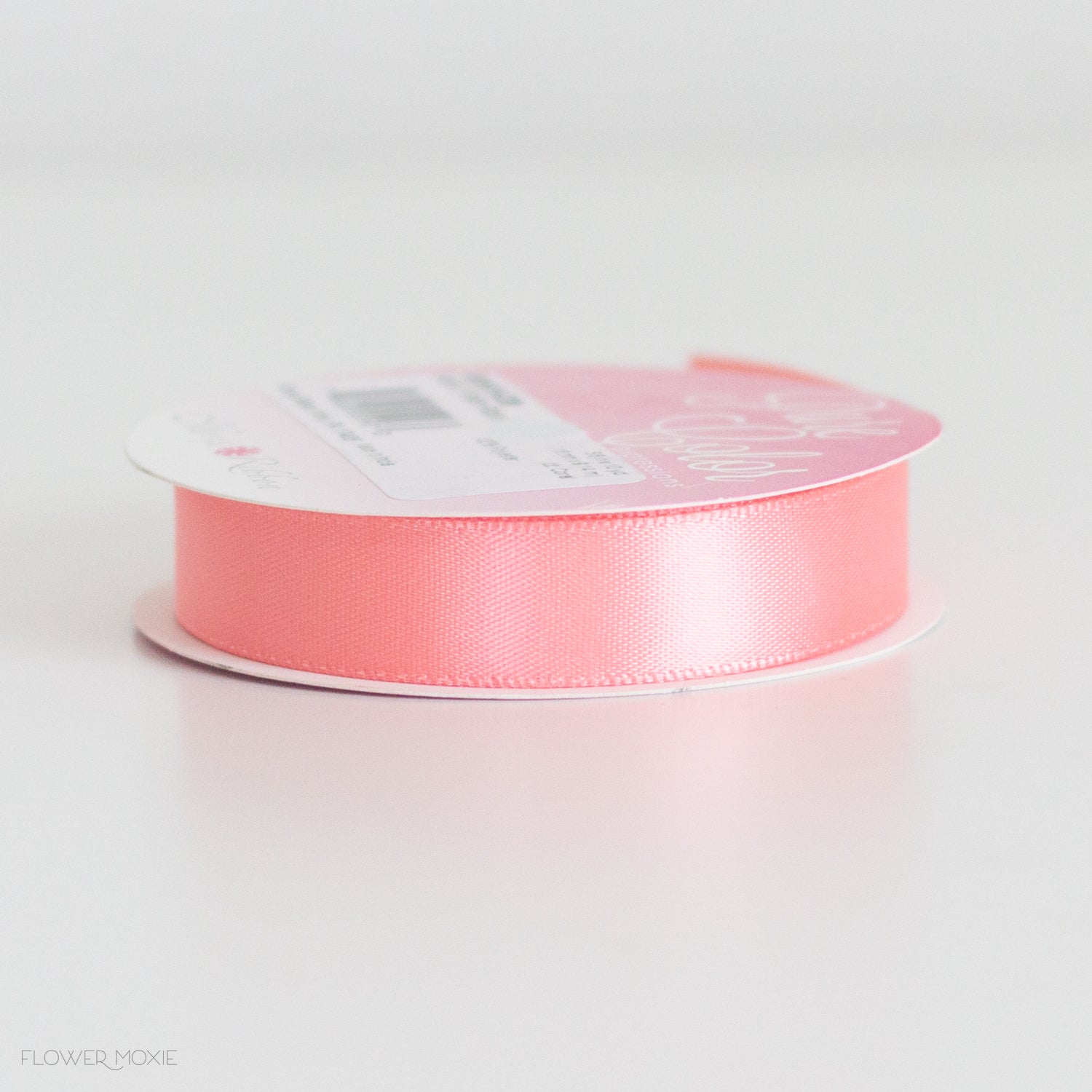 soft coral pink bout corsage ribbon