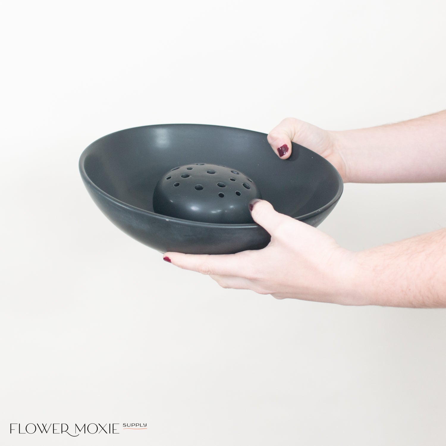 eco friendly black ceramic frog bowl