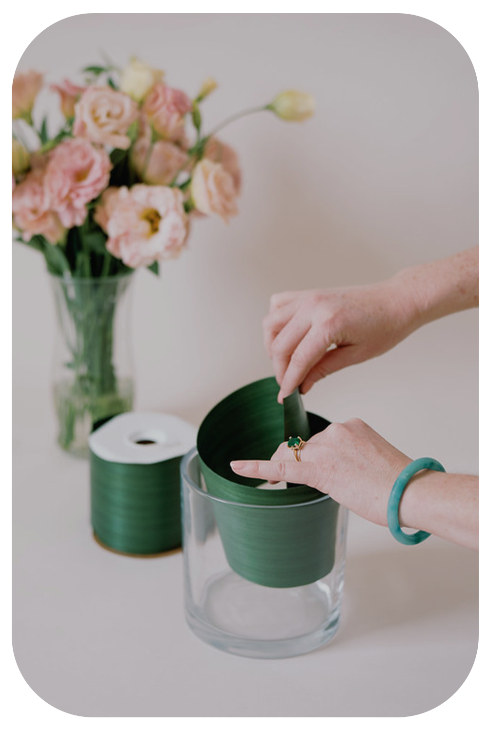 Bloom Room .5 x 180' Green Waterproof Floral Tape - Floral Wire & Wraps - Floral Craft Supplies & Materials