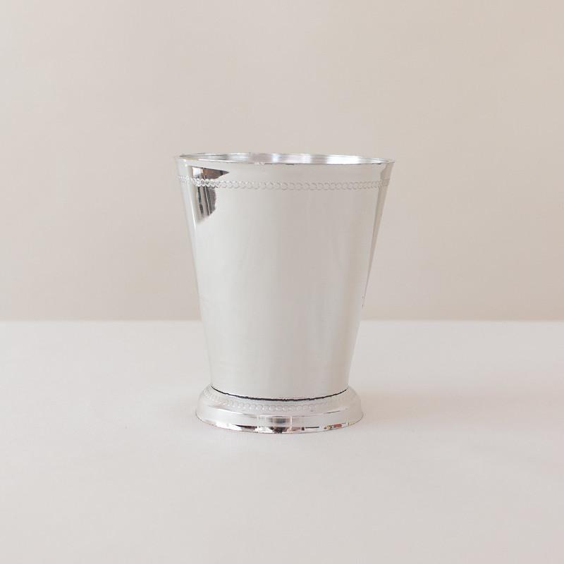 Silver Mint Julep Plastic Cups