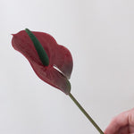 Faux Red Anthurium Tropical Wedding Flower