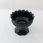 Black Lace Chalice Plastic Compote