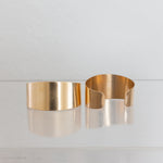 tapered brass cuff for corsages