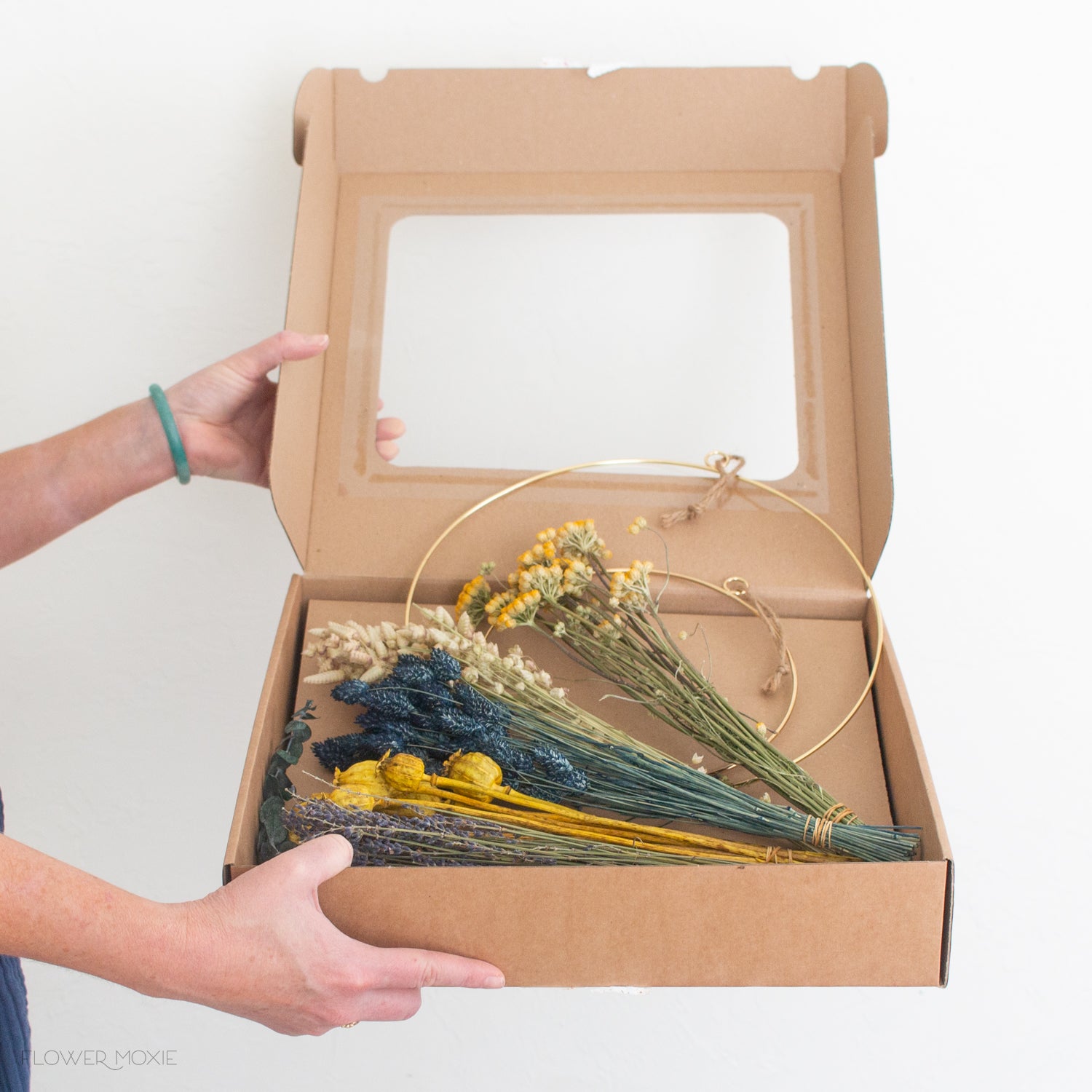 DIY Dried Flowers Box and Ring Flower Moxie Supply DIY Wedding