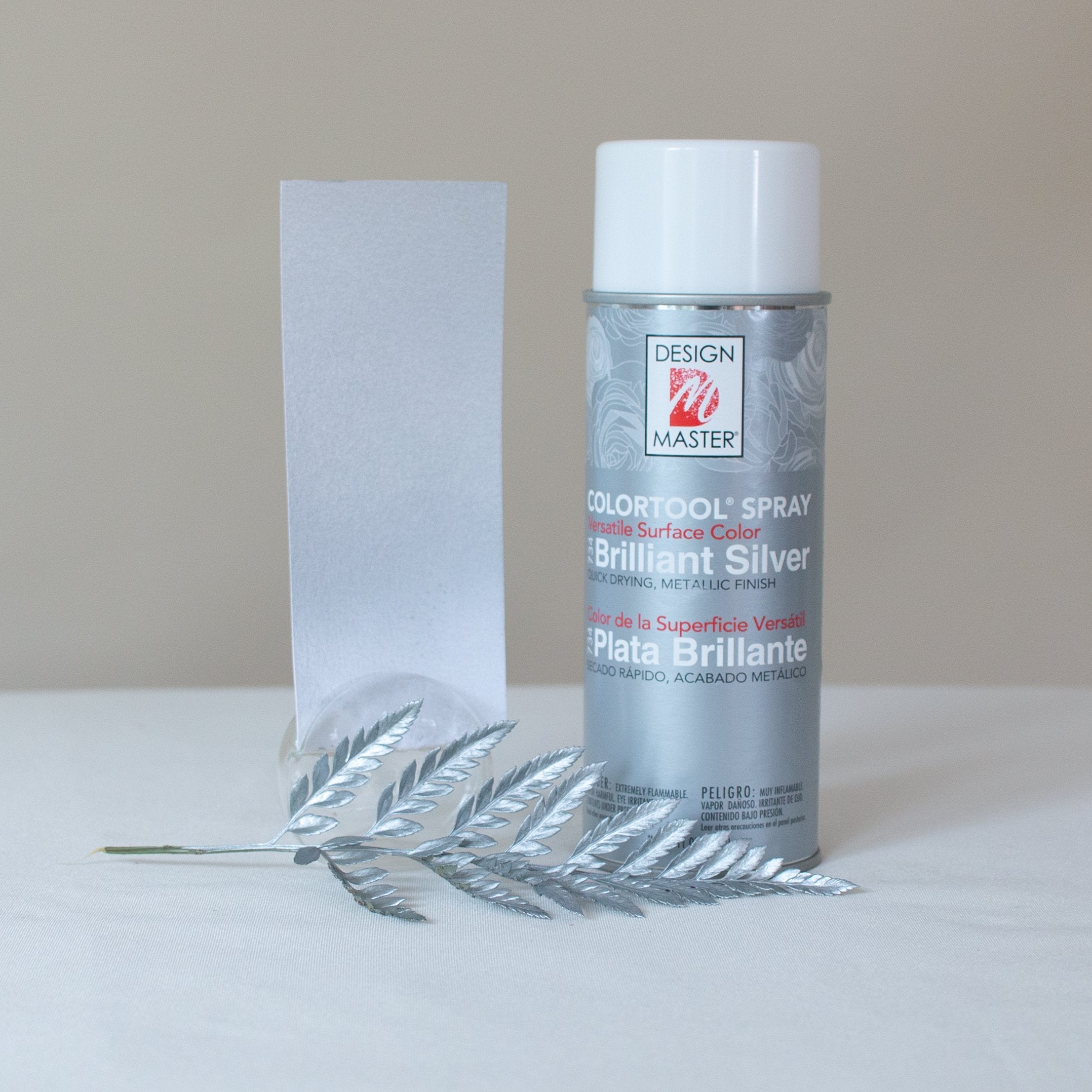 Brilliant Silver Metallic Design Master Floral Spray Paint | Flower ...